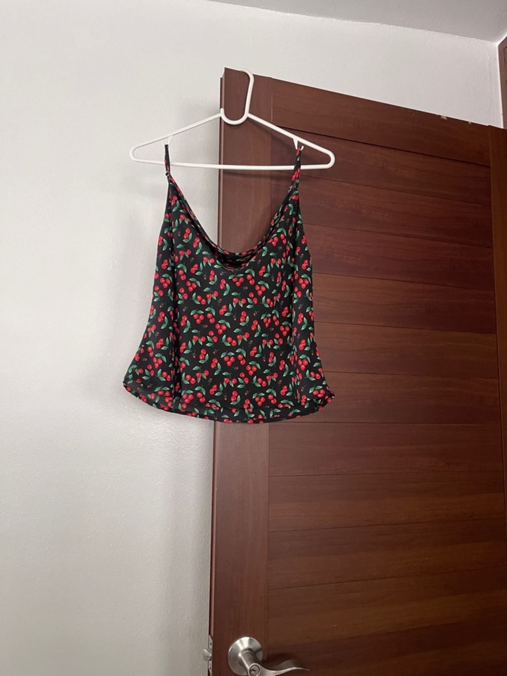 Forever 21 Black Cherry Print Cami Top